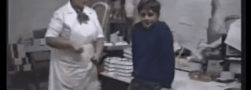 Vídeo del año 1989 trabajando en la fábrica de turrón